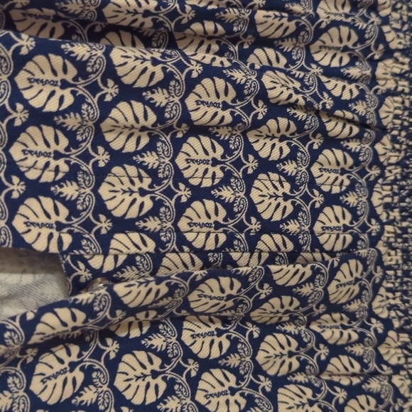 SCOTCH & SODA Blue & Cream Long Sleeve Jumpsuit All In One Size Medium - Picture 10 of 15